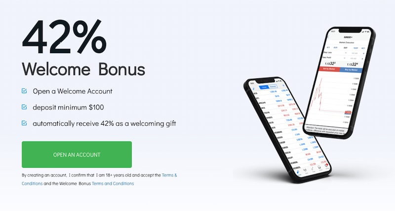 The Liquidity - 42% Welcome Bonus